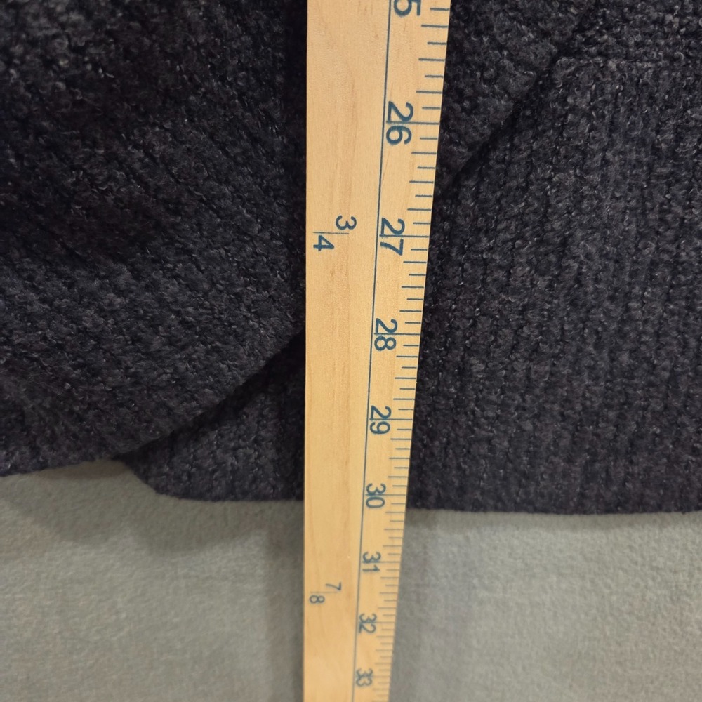 Barefoot Dreams Cozychic Lite Cardigan Sweater Womens XS/S Black Pockets Soft - Picture 7 of 7